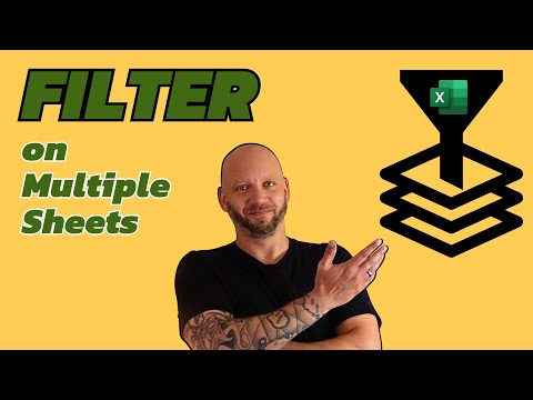 Excel Filter Function Across Multiple Sheets