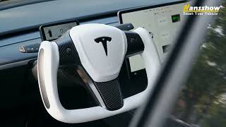 Hansshow Model 3,Y Yoke Steering Wheel