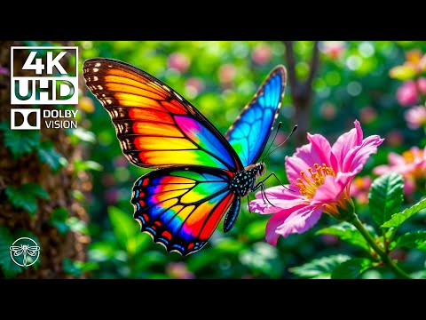 Echoes of Wings 4K 🦋🍃🎼 | Piano and Nature Combine in a Calm Journey Through Butterfly Silence