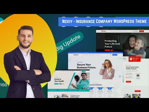 Noxiy - Insurance Company WordPress Theme | Business Insurance Company website #universeforest