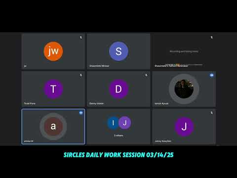 Sircles Work Session March 14, 2025