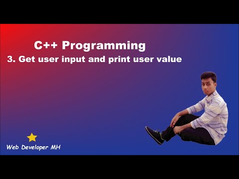 3. Get user input and print the user value