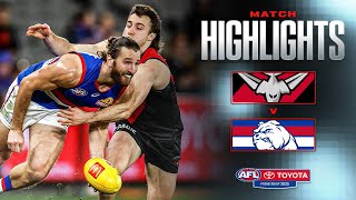 Essendon v Western Bulldogs Highlights | Round 20, 2025 | AFL