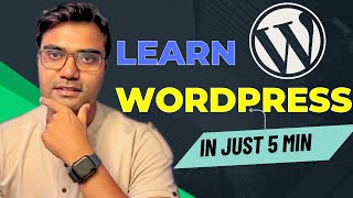 learn WordPress in just 5 min | WordPress quick tutorial.