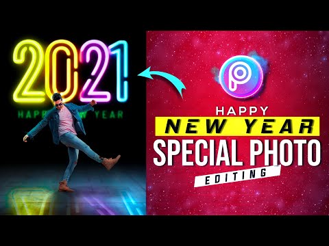 Happy New Year 2021 Special Photo Editing Tutorial | Picsart