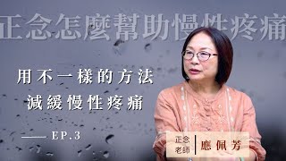 【慢性疼痛】正念真的有用嗎？如何產生效用？｜胡君梅＆應佩芳｜華人正念減壓中心