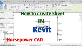 Revit tutorial: How to Create Sheet in Revit for beginners @horsepowercad #revit  @sabeercad