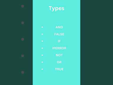 Beginner friendly MS Excel, Logical functions