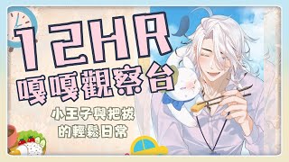 【嘎嘎12HR觀察台】跟國王與他的兒子嘎嘎一起度過平淡無奇的一天【希洛萊昂 Shiro Leon】#萊覲見 #初見歓迎