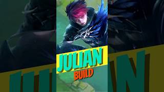 JULIAN BEST MAGIC BUILD ||ONE SHOT BUILD #mlbb #mobilelegends #julian#shorts