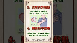 食道癌早期七大症状，你是哪一种