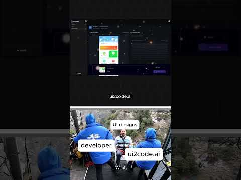 When Developers & ui2code.ai team up, designs turn to flawless code 🔥#developer #ui #coding
