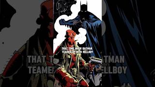 That time when Batman teamed up with Hellboy #shorts #batman #hellboy #dccomics #crossover #comics