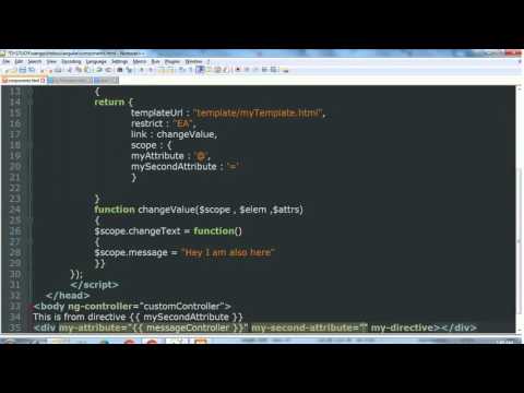 AngularJS tutorial (Chapter 7) Part7 - =scope