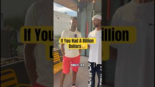 If You Had A Billion Dollars😳 #youtube #interview #funny #trending #fyp #shorts #shortsviral