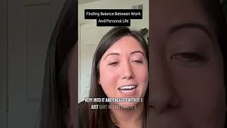 Finding Balance Between Work And Personal Life  #coding #podcast #shorts #programming