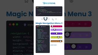 Magic Navigation Menu 3 – Sleek, Smooth, Stunning 🔥