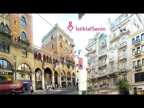 İstanbul İstiklal Caddesinde  gezilecek yerler