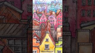 #art #artchannel #architecture #illustration #colorful #watercolor #painting #traditionalart #artist