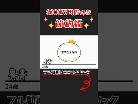 手取り20万円台で3000万円貯めた節約術！ #節約主婦 #節約生活 #節約術