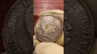 NAPOLI. Ferdinando II di Borbone (1830-1859). 120 Grana 1837. AG (g 27,60). Magliocca 543. R qSPL
