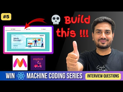 React Tab Component (Myntra, Zepto)  Frontend Coding Interview Question | react coding interview