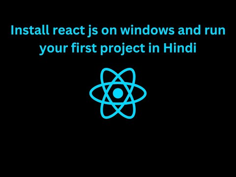 How to run the first project in React JS