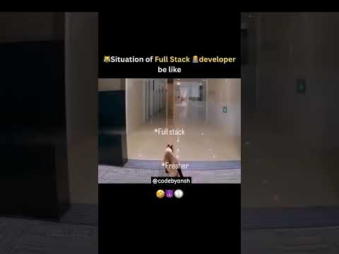 Situation of full stack developer | Fresher | Codebyansh | #shorts #csstips   #codebyansh