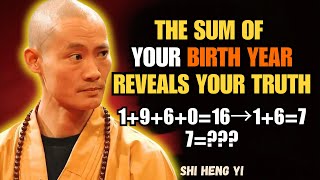 The Sum of Your Birth Year Reveals a Surprising Truth! | Shi Heng Yi