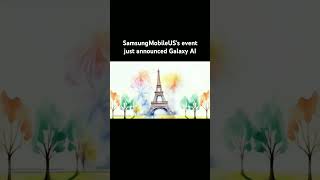 SamsungMobileUS’s event announced Galaxy AI - Sketch to Image. #samsunggalaxy #sketch #aiimages
