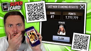 LAST BRO STANDING REWARDS!! Double QR Code Drop! | WWE SuperCard