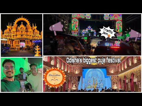 Odisha’s Biggest Festival // Dussehra puja #dussehra #bhubaneswar #cuttack #light #decor  #festival