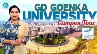 GD Goenka University Campus Tour | Best Infrastructure College | India’s best University | iDream