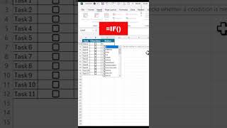 ✅ IF Formula 🔥 || check box ☑️ || Excel tutorial for beginners 💯 || #excelwithbapisardar #bapisardar