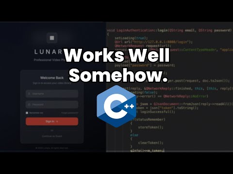 Don’t Use C++ for Login? Watch Me Create This with Style