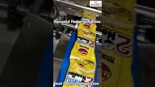 Horizontal Flow wrap machine #noodlespackingmachine #masterlyengineeringindiapvtltd