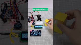 Ultrasonic Radar on Arduino – With Sound & Lights! #arduino #arduinoproject