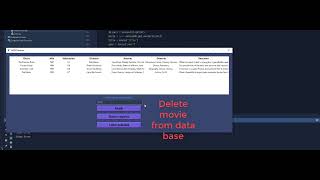 Film program interface using IMDB API, Tkinter and Sqlite3 [PYTHON]
