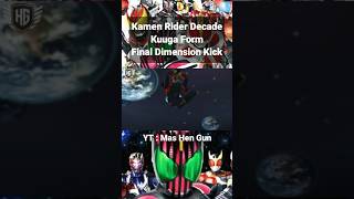 Wow,KR Kuuga So Smooth in Decade Finisher☠️ #kamenriderdecade #kamenrider #toei #short #tokusatsu