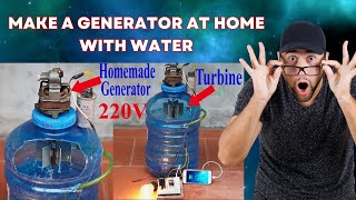 How to Build a Water-Powered Generator at Home: Renewable Energy DIY Generator with Green Technology