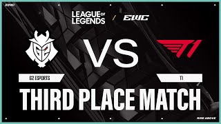 G2 Esports vs. T1 | League of Legends at EWC 25 - Day 5 - Third Place Match