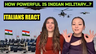 India's Military Might Is At Another Level | Italian Girls React