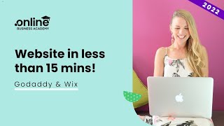 Your Website in less than 15 Mins! | GoDaddy and Wix Website Tutorial