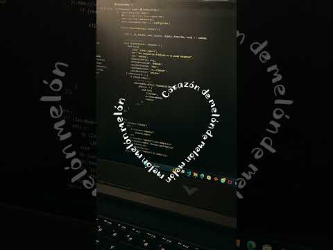 Corazon de melón #development #developer #desarrollodesoftware #programacion #ingenieria