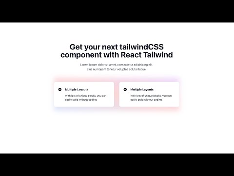 How to Create a Stunning Feature Section with TailwindCSS and React@reactailwind