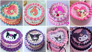 MY MELODY & KUROMI | ide inspirasi Kue Anak perempuan | Selamat Ulang tahun, #mymelody #kuromi