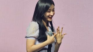 [20240824] Kim Jiwon shows off her ring at Fan Meeting In Bangkok