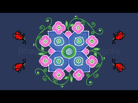 Flower Rangoli🌸 / Poo Kolam