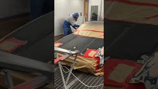 Spray painting #spraypaint #automotive #carbuild #carbuilder #toyota