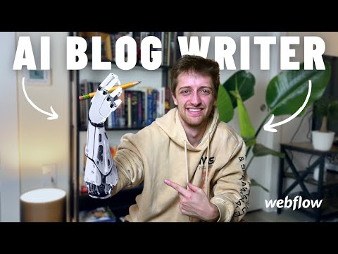 EASIEST Way To Build AI-Generated Blog Writer In Webflow (GPT-3)
